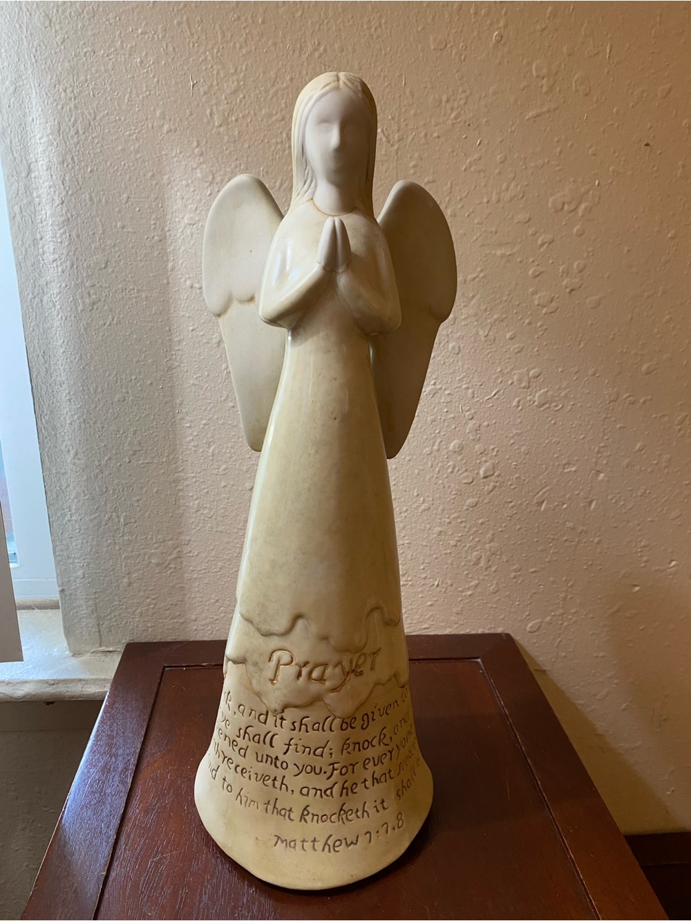 Ceramic Prayer Angel Statue